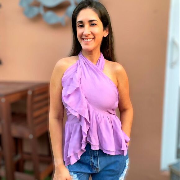 Mustard Seed halter top - Picture 3 of 3